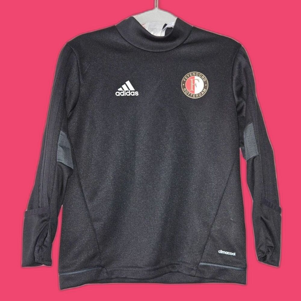 Adidas Climacool Pullover Feyenoord Rotterdam Logo Youth 5-6 XS
